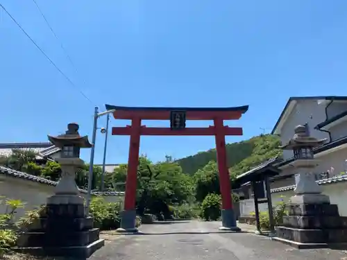 吉利倶八幡宮の鳥居