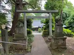 細山神明社の鳥居