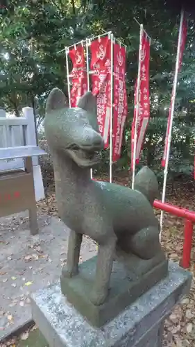 白山神社（木曽川町黒田）の狛犬