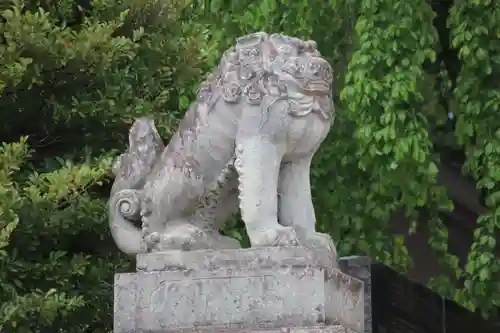 開成山大神宮の狛犬