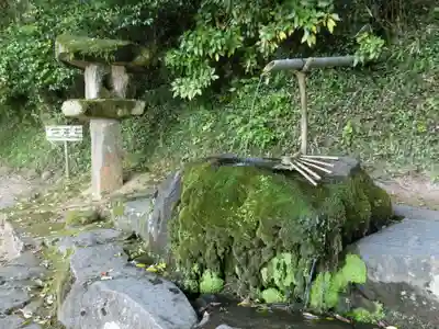 神魂神社の手水舎