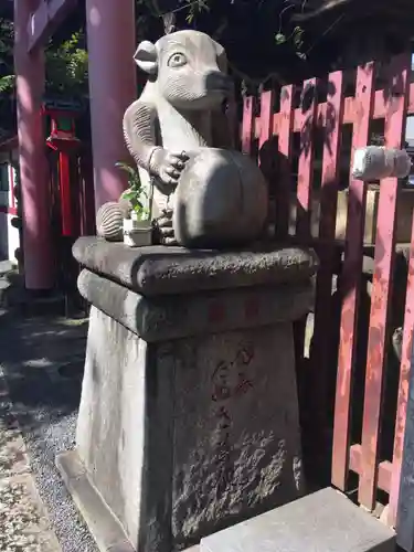 柳森神社の狛犬