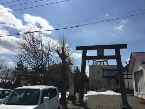 空知沿岸交通神社の鳥居