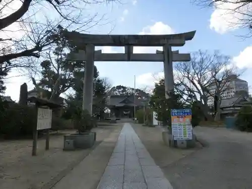 茂原八幡神社の鳥居