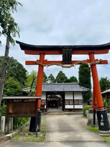 菱妻神社の鳥居