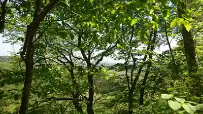 船形山神社の自然
