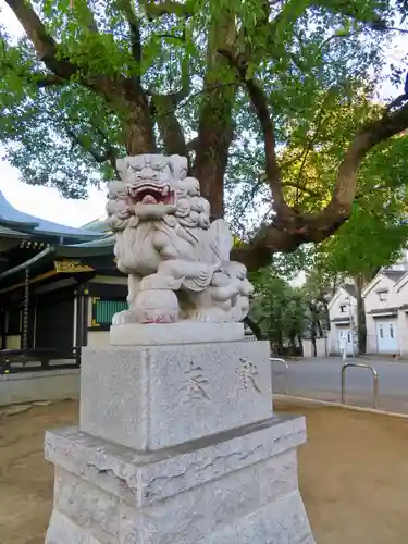 穴八幡宮の狛犬