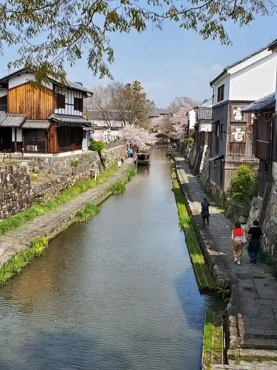 日牟禮八幡宮の周辺