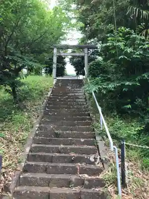粟窪神社の鳥居