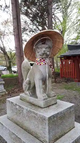 殺生石稲荷神社の狛犬