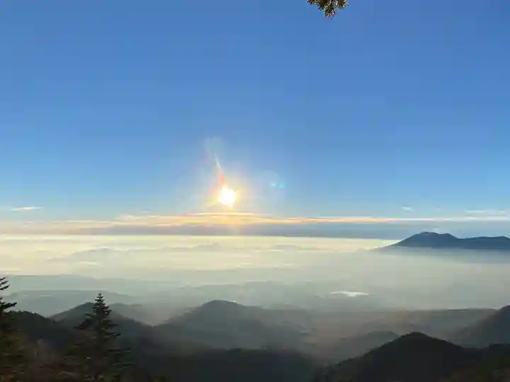 山家神社奥宮の景色