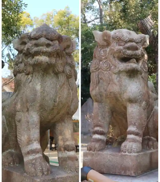 敏馬神社の狛犬