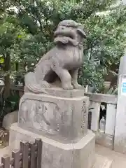 月見岡八幡神社の狛犬