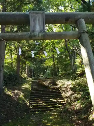 白山神社の鳥居