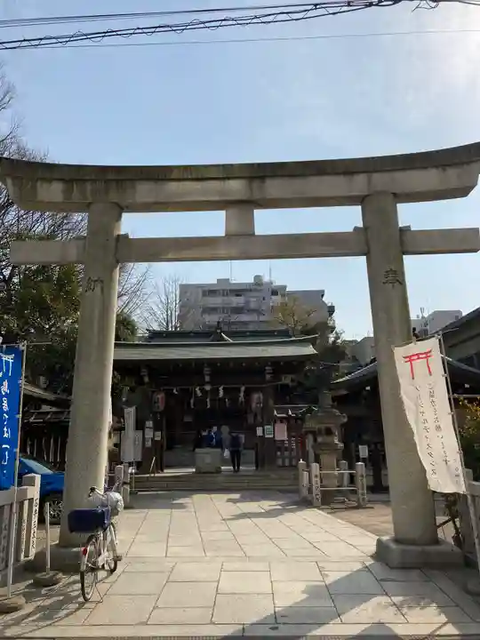 下谷神社の鳥居