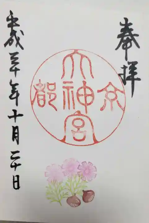 京都大神宮の御朱印