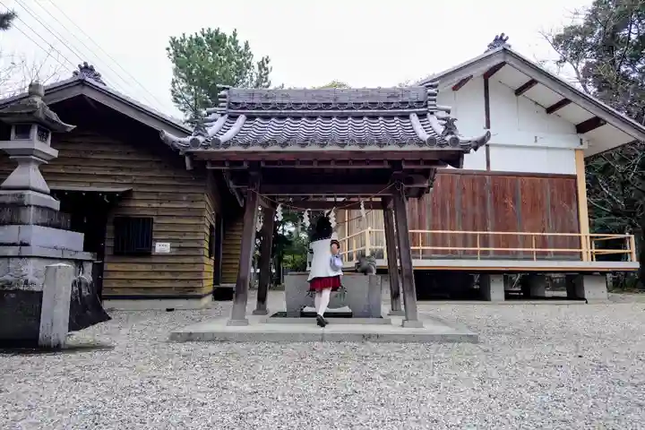東端八劔神社の手水舎