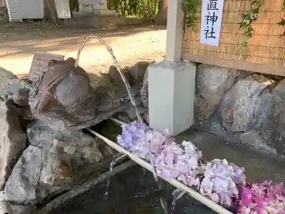星置神社の手水舎
