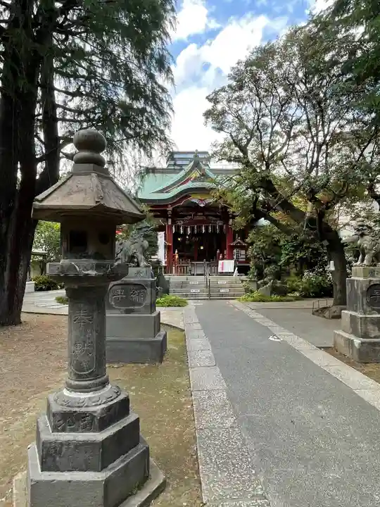 青山熊野神社の本殿・本堂