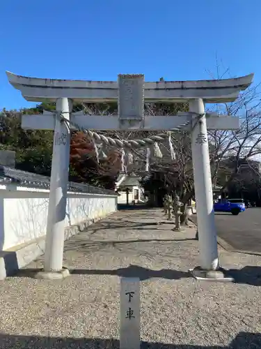 彌都加伎神社の鳥居