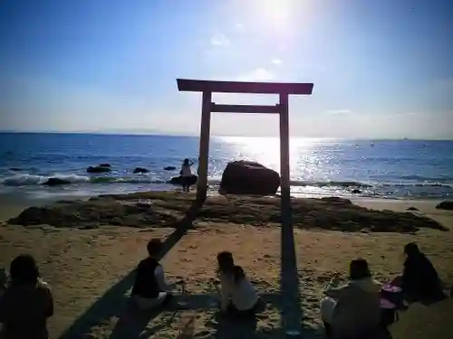 つぶてヶ浦鳥居（伊勢神宮遥拝所）の鳥居