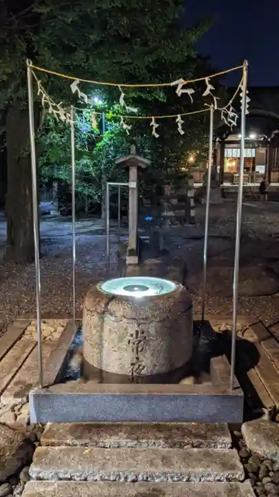 溝旗神社(肇國神社)の手水舎