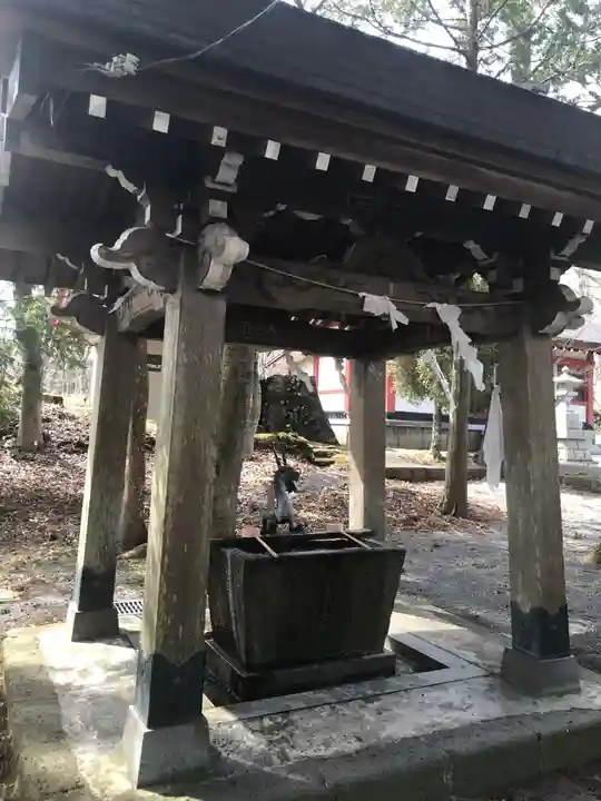 山中浅間神社の手水舎