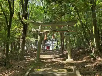 可美真手命神社の鳥居
