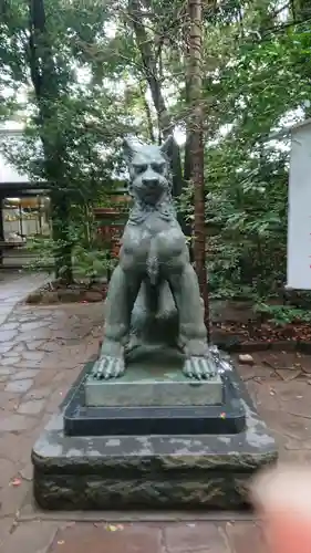 駒木諏訪神社の狛犬