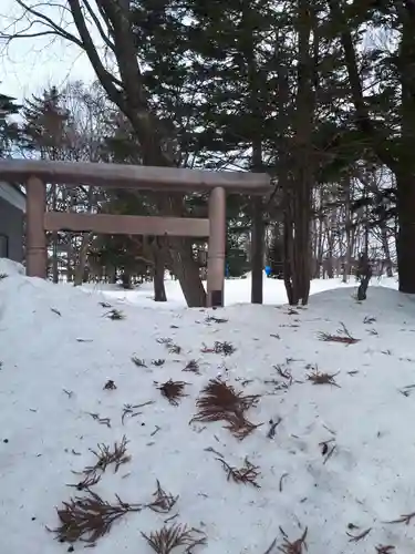 栗沢神社の鳥居