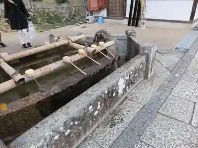 長谷寺の手水舎