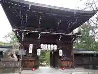 御霊神社(上御霊神社)の山門・神門