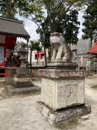 諏訪八幡神社の狛犬