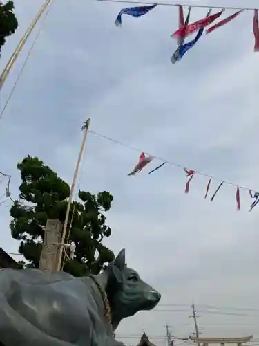 天満神社の像