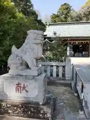 川勾神社の狛犬