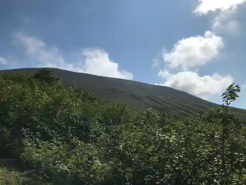 樽前山奥宮の景色