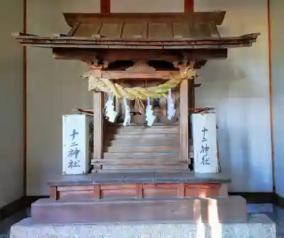 十二社の本殿・本堂