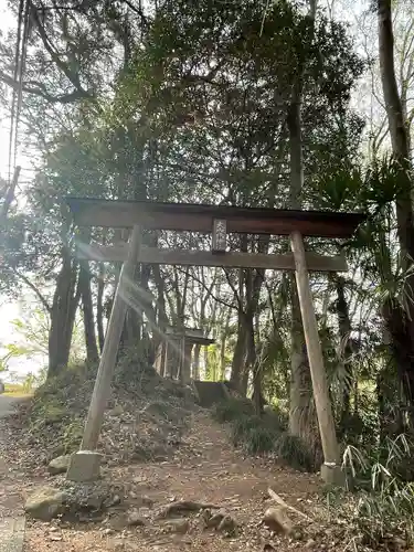 大山祗神社の鳥居