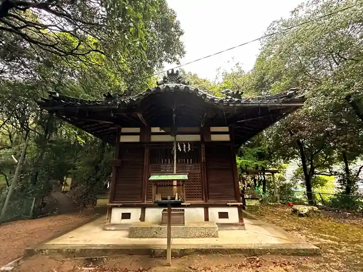 長谷山口坐神社の本殿・本堂
