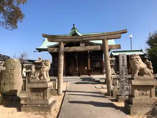 吹揚神社の鳥居