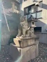 白金氷川神社の狛犬