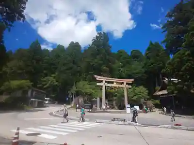 戸隠神社中社の鳥居
