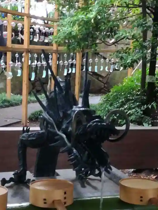 岩槻久伊豆神社の手水舎