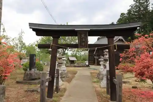 川田神社の鳥居