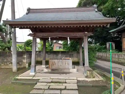 野木神社の手水舎