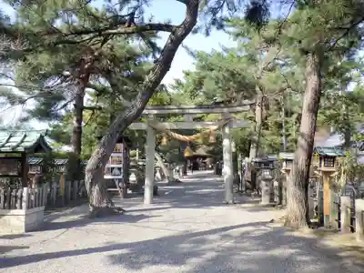 建部大社の鳥居