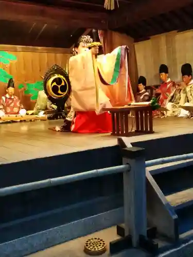 阿智神社の神楽