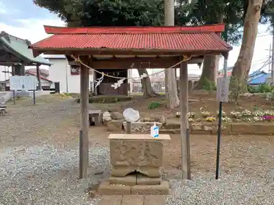 髙部屋神社の手水舎
