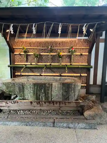 賀茂御祖神社（下鴨神社）の手水舎