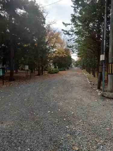 栗沢神社の景色